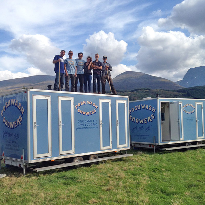 Posh Wash Crew in Ben Nevis The Posh Wash Crew at Ben Nevis